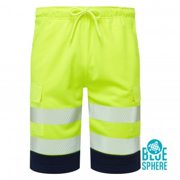Essentials Hi-Vis Eco CottonCool Yellow Shorts