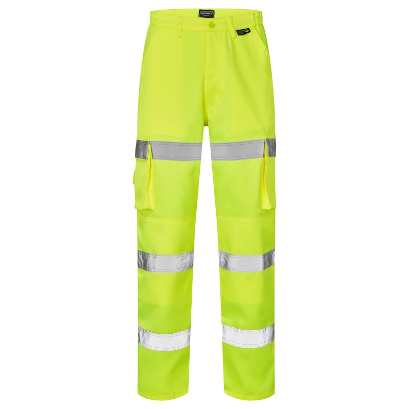 Hi Vis 3 Band Combat Trousers