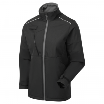 System Eco 3 Layer Black/Grey Softshell Jacket – Women's
